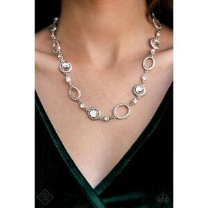 Pushing Your LUXE White Necklace